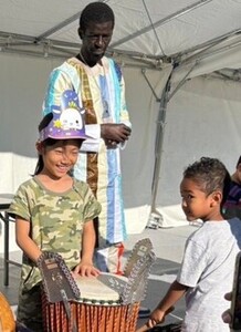 楽器体験の様子