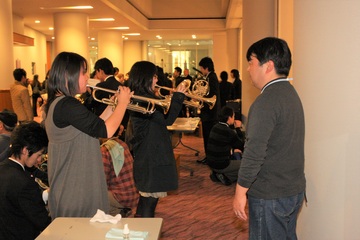 楽器体験の写真