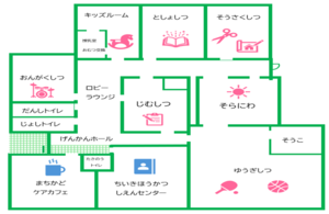 みらい青空児童館の各部屋