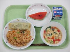 蕃茄蛋花湯の献立