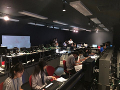 スタジオでのリハーサルの様子