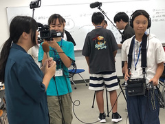 機材取扱いの練習の様子2