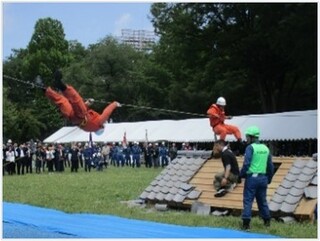 浸水家屋からの救出救助訓練（令和7年度）の画像