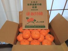 寄付いただいた柿です