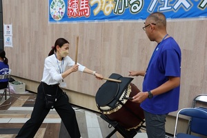 ワークショップの様子（和太鼓）