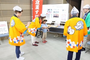 ワークショップの様子（玉すだれ）