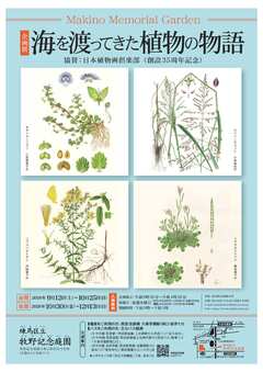 牧野記念庭園「海を渡ってきた植物の物語」