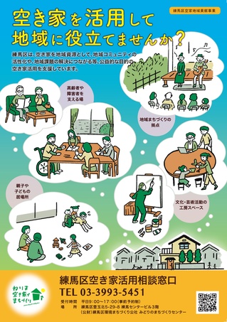 空き家を活用して地域に役立てませんか?