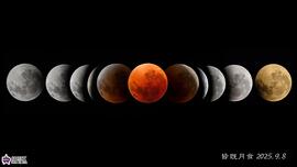 皆既月食の写真