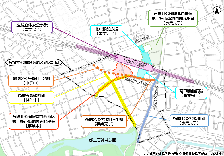 石神井公園駅周辺のまちづくり