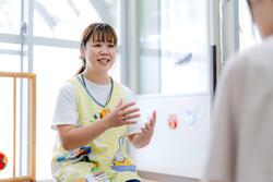 インタビューの様子